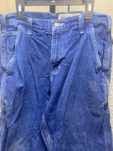 Load image into Gallery viewer, Carhartt Jeans Mens 30x30 Blue Denim Dungaree Fit Carpenter Workwear
