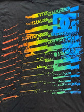 Load image into Gallery viewer, DC Shoes Shirt Womens Small Black Colorful Logo Streetwear Skateboard Grunge

