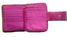 Load image into Gallery viewer, Rolfs Genuine Leather Wallet 20 Card Holder Slots Folding Colorblock
