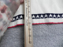 Load image into Gallery viewer, Vintage White Stag Sweater Womens Large White Patriotic Stars USA Ladies

