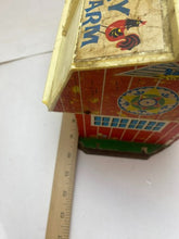 Load image into Gallery viewer, Vintage Fisher Price Toys Barn Silo No Doors 1967 Circus Poster Family Play Farm
