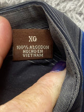 Load image into Gallery viewer, Perry Ellis Shirt Adult Extra Large Black Blue Striped Collared Casual Mens
