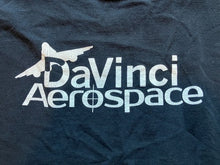 Load image into Gallery viewer, DaVinci Aerospace Shirt Adult Large Black Streetwear Space Planes Mens
