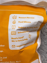 Load image into Gallery viewer, Spanky Cute Pink Duck Teething Mitten for Babies, Silicone Baby Teether Toy
