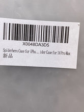 Load image into Gallery viewer, Spiderman iPhone 14 Pro Max Phone Case Back Cover NEW
