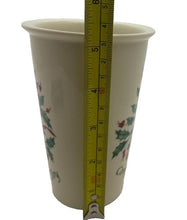 Load image into Gallery viewer, Lenox Holiday Vase Holly Berries Christmas
