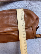Load image into Gallery viewer, Vintage Fossil Purse Leather Crossbody Bag Adjustable Strap Three Compartments
