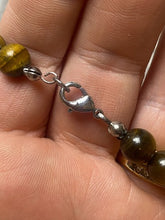 Load image into Gallery viewer, Tiger's Eye Gemstone Necklace Natural Stone Strand 242.1 ct
