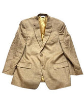 Load image into Gallery viewer, W. H. Belk Sport Coat Mens 44 REG Tan 100% Cashmere Single Breasted Suit Blazer
