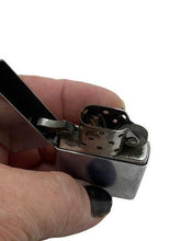 Load image into Gallery viewer, Lot of 2 Vintage Zippo Lighters Bradford Silver Metal Flip-top
