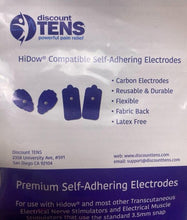Load image into Gallery viewer, 10 TENS Electrode Pads Premium Self-Adhering Carbon Latex Free NEW (5 Pairs)
