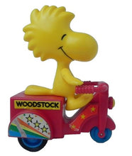 Load image into Gallery viewer, VINTAGE UFS Inc WOODSTOCK Peanuts Friction Tricycle Toy - Friction not working
