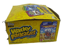 Load image into Gallery viewer, 2014 Topps Wacky Packages Cards Stickers Open Damage Box 222 Cards
