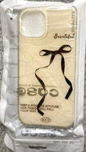 Load image into Gallery viewer, Iphone 15 Case Coquette Bow Beige NEW
