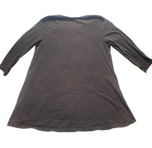 Load image into Gallery viewer, Katharina Marie Shirt Womens Large Long Sleeve Tunic Blouse Paint Art Flower
