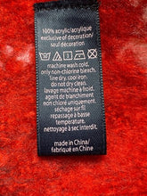 Load image into Gallery viewer, Victoria's Secret Scarf Warm Red Black Plaid Winter Angel Collection 12”x80”
