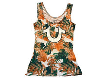 Load image into Gallery viewer, True Religion Shirt Womens Extra Extra Small Tank Top Leaf AOP Tropical Beachy
