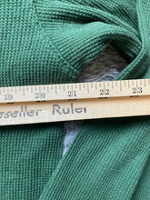 Load image into Gallery viewer, Southpole Shirt Adult Large Waffle Knit Long Sleeve Thermal Forest Green Mens
