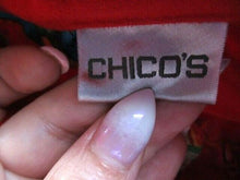 Load image into Gallery viewer, Chico’s Shirt Womens 2 (Large) Asian Pagoda AOP Zip Up Shacket Colorful Soft
