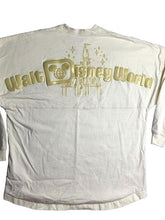Load image into Gallery viewer, Disney World Shirt Adult Medium Beige Gold Disneyland Spirit Jersey Mens
