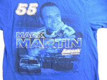 Load image into Gallery viewer, Mark Martins Shirt Womens Medium Blue NASCAR Aarons Dream Machine Racing Chase
