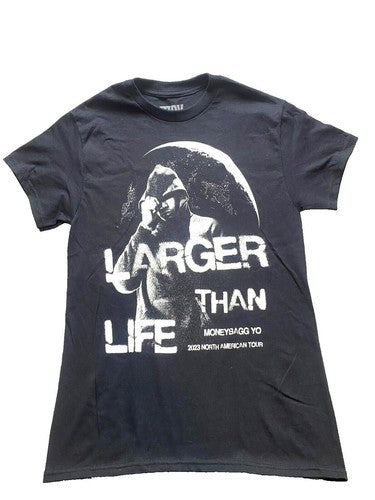 Moneybagg Yo Shirt Womens Small Black Larger Than Life 2023 North American Tour
