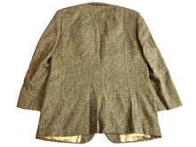 Load image into Gallery viewer, Andhurst Sport Coat Mens 44L Black Yellow Tweed Breasted 100% Wool Suit Blazer
