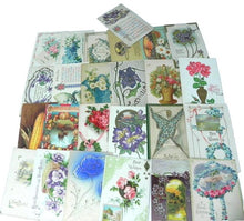 Load image into Gallery viewer, Vintage Embossed Postcards Thanksgiving Best Wishes Valentines Lot of 25
