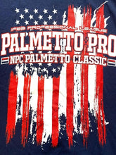 Load image into Gallery viewer, Palmetto Pro Shirt Adult Medium IFBB Professional League USA Flag Patriotic Mens
