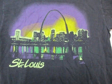 Load image into Gallery viewer, Vintage St Louis Womens Medium Skyline MO Arch Night Shirt Single Stitch Ladies
