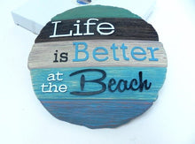 Load image into Gallery viewer, Spoontiques Stepping Stone Life Is Better At The Beach Yard Garden Decoration
