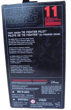 Load image into Gallery viewer, Star Wars 6" Action Figure Black Series - #11 TIE Fighter Pilot First Order
