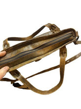 Load image into Gallery viewer, Labrado Leather Purse Tooled Cognac Brown Convertible Crossbody Western Bag

