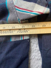 Load image into Gallery viewer, True Love False Idols Shirt Adult Large Navy Button Up Flannel Casual TLFI Mens
