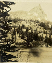 Load image into Gallery viewer, Real Photo Postcard Square Lake MN RPPC Nature Mountain AZO Stamp Unaddressed
