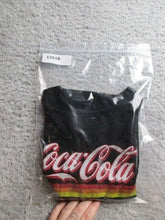 Load image into Gallery viewer, Coca Cola  Shirt Womens Medium Retro Logo Rainbow Logo Cropped Pullover Ladies
