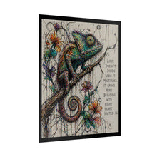 Load image into Gallery viewer, Chameleon Love Rolled Poster — Inspirational Wall Art Print
