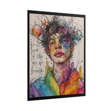 Load image into Gallery viewer, "Be Proud Of Who You Are Becoming" Pride Wall Art | LGBTQ+ Growth Print
