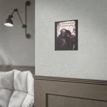 Load image into Gallery viewer, Rolled Poster – Gothic Zombie Art with "I Survive Because I Will Keep Going" Inspirational Quote
