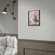 Load image into Gallery viewer, "Be Kind To Your Mind" Self-Care Wall Art | Whimsical Gothic Bird Print
