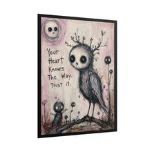 Load image into Gallery viewer, Your Heart Knows the Way – Whimsical Bird Wall Art
