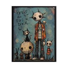 Load image into Gallery viewer, Haters Are Fans in Denial Rolled Poster — Gothic Whimsical Punk Fantasy Wall Art
