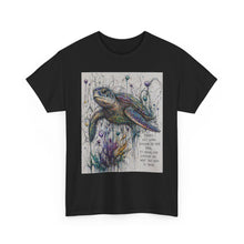 Load image into Gallery viewer, Sea Turtle Art Tee — Inspirational Ocean Wildlife Graphic Shirt
