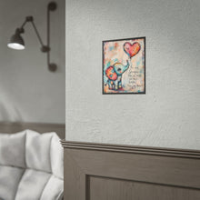Load image into Gallery viewer, "You Are Stronger Than You Think &amp; More Loved Than You Know" – Cute Inspirational Canvas Poster
