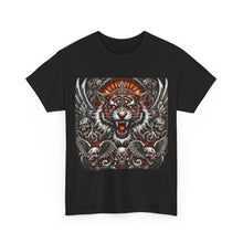 Load image into Gallery viewer, Tiger Skulls Flames T-Shirt - Size S - 5XL
