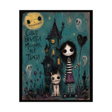 Load image into Gallery viewer, Collect Beautiful Moments Not Things Rolled Poster — Gothic Whimsical Haunted Fantasy Wall Art
