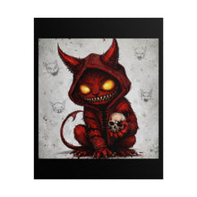 Load image into Gallery viewer, Devil Cat Poster – Dark Horror Art Rolled Print
