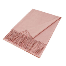 Load image into Gallery viewer, Solid Color Pashmina Scarf Shawl XW
