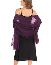 Load image into Gallery viewer, Lightweight Chiffon Shawls Scarves Wraps M21
