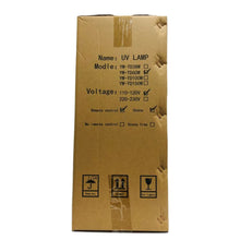 Load image into Gallery viewer, UV Light Sanitizer &amp; UV Sterilizer Lamp Kill harmful germs, bacteria and viruses. 110V 60W Light with Timer Function &amp; Remote covering 430sqf 60W 30min

